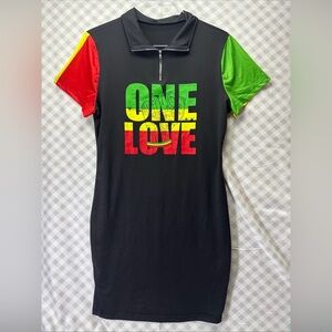 Empress Haberdashery Short Sleeve Bob Dress XL One Love Dress